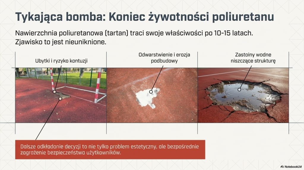 zniszczony poliuretan